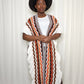 Brown/Orange Maxi Shawl