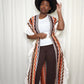 Brown/Orange Maxi Shawl