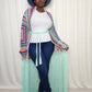 Mint Green Crochet Cardigan